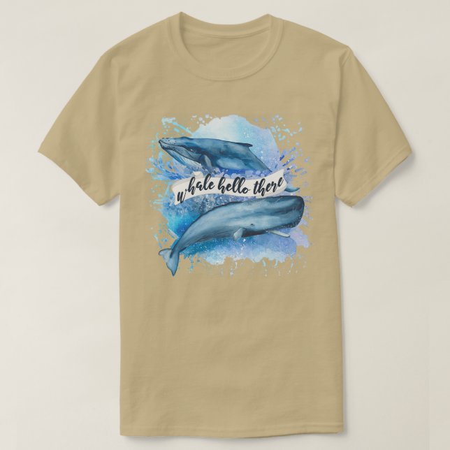 Camiseta Hola a la ballena 33 (Diseño del anverso)