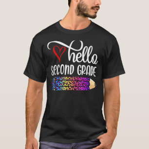 Camiseta Hola a los niños de 2º grado de Maestros de tinte