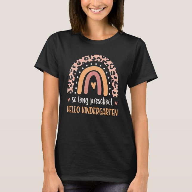 Camiseta Hola a los profesores de guardería (Anverso)