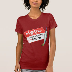 Camiseta Hola a mamá pescadora