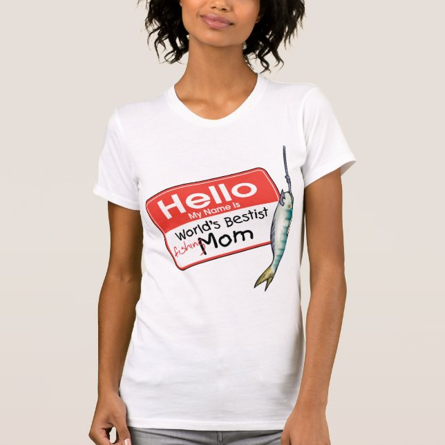 Camiseta Hola a mamá pescadora (Anverso)