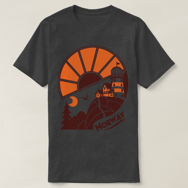 Camiseta Hola a Noruega (Diseño del anverso)