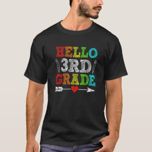 Camiseta Hola a profesores de tercer grado de estudiantes d