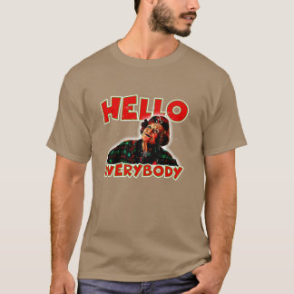 Camiseta hola a todos divertido