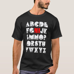 Camiseta Hola Abc Alfabeto Maestro De Kinder Estudiante Esp