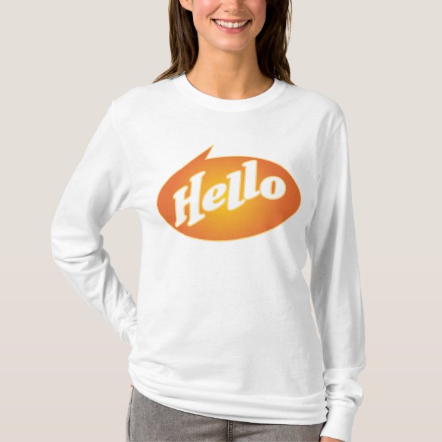 Camiseta Hola/adiós (Anverso)