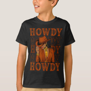 Camiseta Hola afroamericano sureño occidental melanina