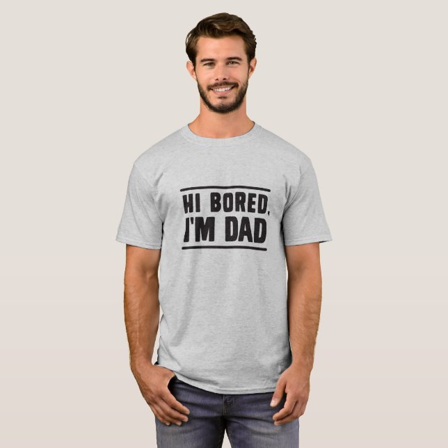 Camiseta ¡Hola agujereado, soy papá! (Anverso completo)