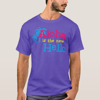Camiseta Hola Aloha hawaiano es el saludo de verano solamen