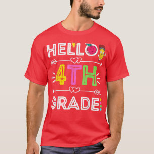 Camiseta Hola, alumno de cuarto grado de cuarto nivel de pr