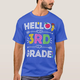 Camiseta Hola, alumno de tercer curso de tercer curso