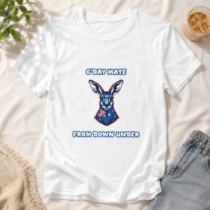 Camiseta Hola amigo desde abajo Greeting Australia