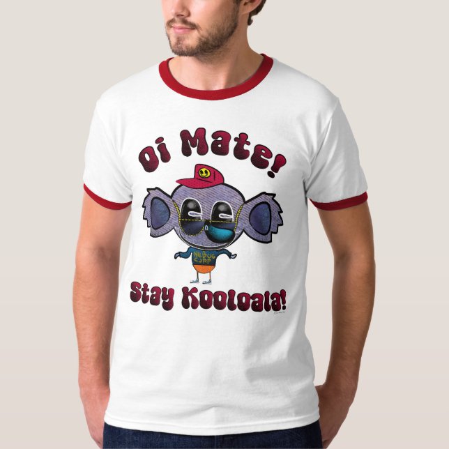 Camiseta ¡Hola amigo! ¡Quédate Kooloola! (Anverso)