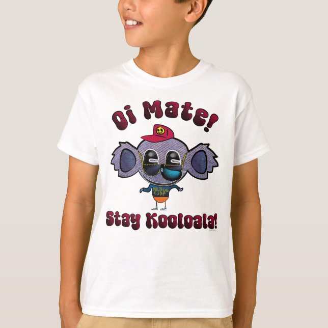 Camiseta ¡Hola amigo! ¡Quédate Kooloola! (Anverso)