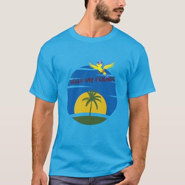 Camiseta Hola amigos (Anverso)