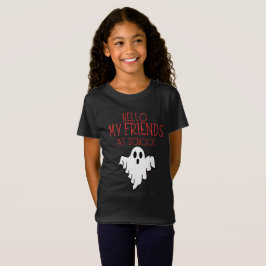CAMISETA HOLA AMIGOS EN LA ESCUELA, DE VUELTA A CLASE