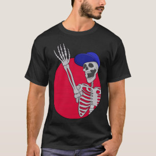 Camiseta Hola amigos Guay y Funny Skeleton vintage
