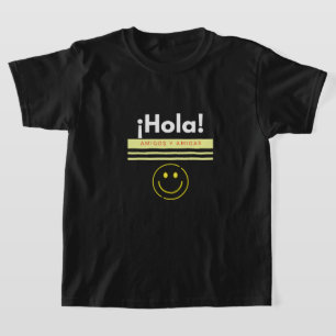 CAMISETA ¡HOLA! AMIGOS Y AMIGAS