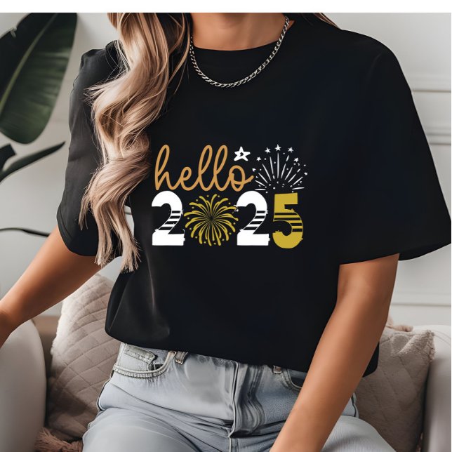 Camiseta Hola Año Nuevo 2025 (Subido por el creador)