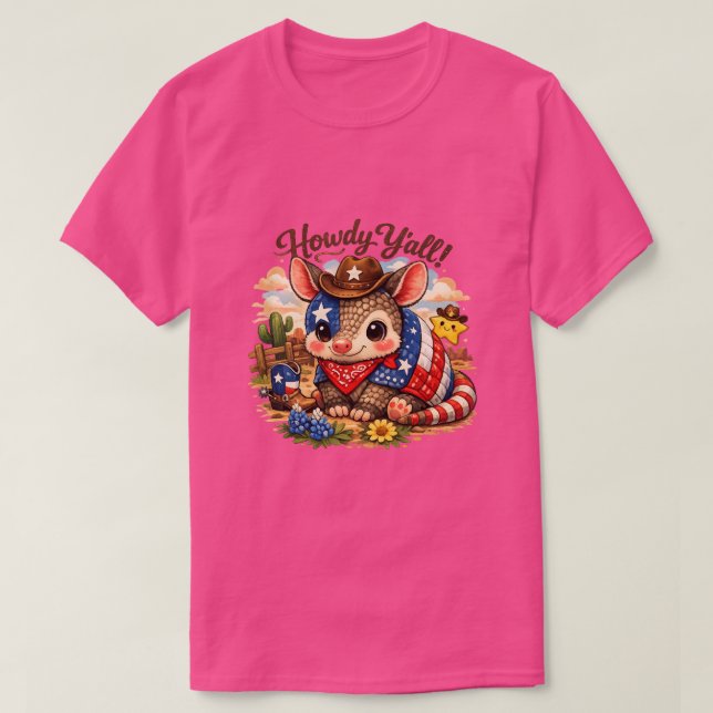 Camiseta Hola armadillo  (Diseño del anverso)