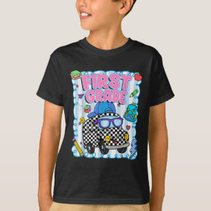 Camiseta Hola Autobús De Primer Grado Maestro Estudiante Es