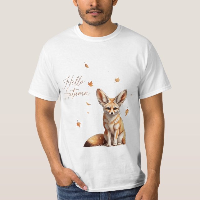 Camiseta Hola Autumn Fennec Fox (Anverso)