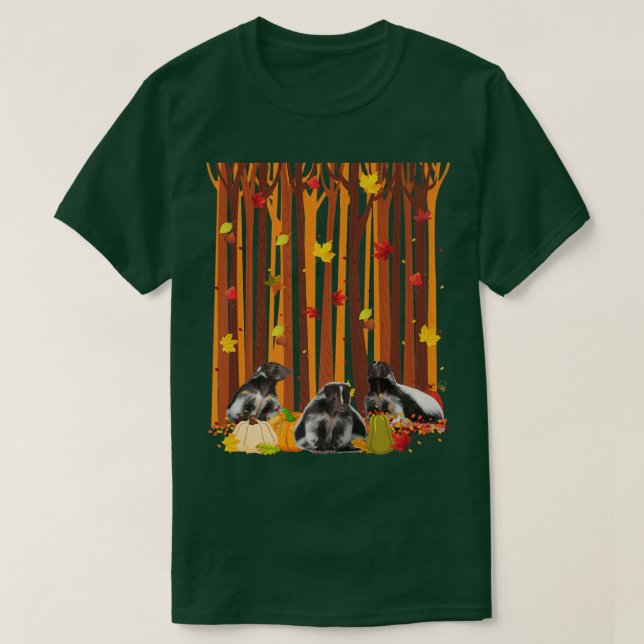 Camiseta Hola Autumn Shunk Maple Leaf Fall Pumpkin Mens Wo (Diseño del anverso)