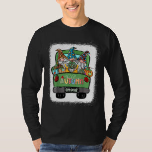 Camiseta Hola Autumn Truck Gnomes Pumpkin Fall Leaves