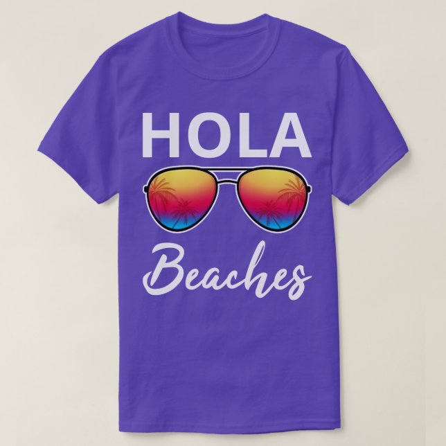 Camiseta Hola Beaches I (Diseño del anverso)