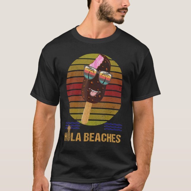 Camiseta Hola Beaches Summer Hawaiana Summer Walker Ice Cre (Anverso)
