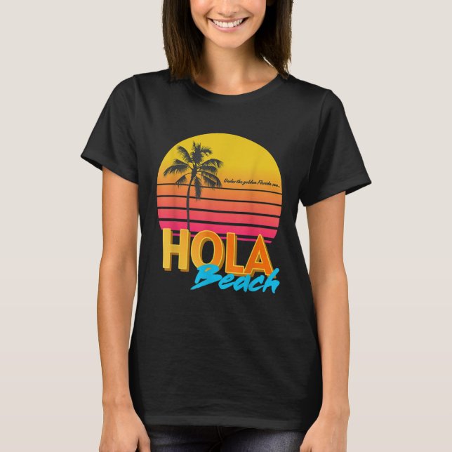 Camiseta Hola Beaches Summer Vacation (Anverso)