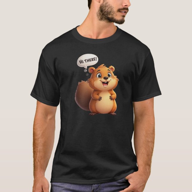 Camiseta Hola Beaver (Anverso)