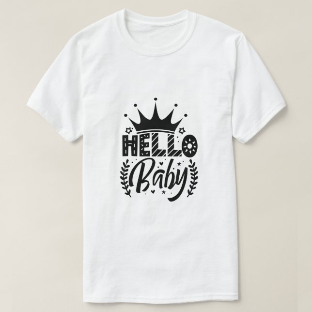 Camiseta Hola Bebé (Diseño del anverso)