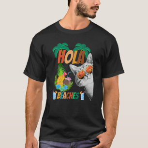 Camiseta Hola Bebe Gatos Usando Gafas Para El Hombre Y La M