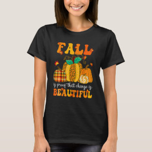 Camiseta Hola Caer Leopard Spice Spice Fall Vibes Otoño