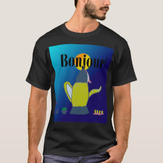 Camiseta Hola café