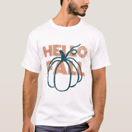 Camiseta Hola Caída Naturaleza Cute Saltos del otoño Pavill