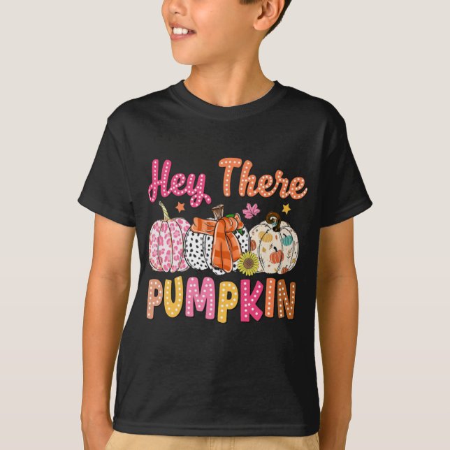 Camiseta Hola, Calabaza (Anverso)