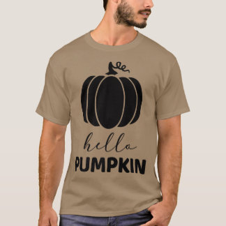 Camiseta Hola Calabaza Cute Calabaza Caída Otoño Temporada 