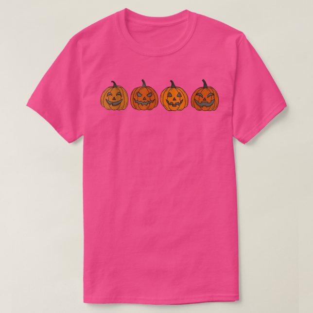 Camiseta Hola Calabaza Cute Calabaza Spin Cae Aleta de cala (Diseño del anverso)