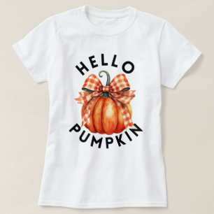Camiseta Hola Calabaza   Fall Harvest Joy