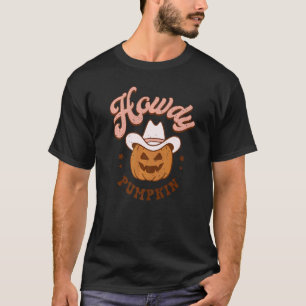 Camiseta Hola Calabaza Temporada de Otoño Oeste País Sureño