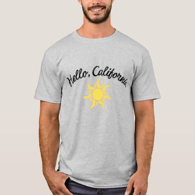 Camiseta Hola, California (Anverso)