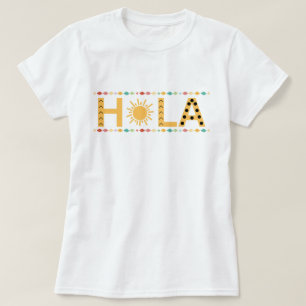 Camiseta Hola,Camiseta Hola en español,Camiseta He