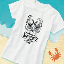 Camiseta Hola Chanclas de Verano