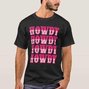 Camiseta Hola Chica vaquera de rodeo del sur oeste