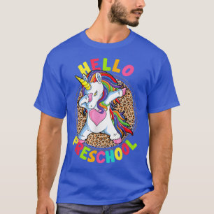 Camiseta Hola Chicas de niños de la escuela preescolar Unic