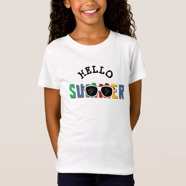 Camiseta Hola Chicas de verano (Anverso)