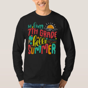 Camiseta Hola Chicas de verano de 7° grado, scho de último