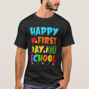 Camiseta Hola Colegio Feliz Primer Día Del Profesor Sch
